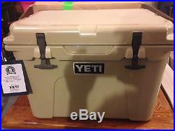 NEW! YETI Tundra 35 qt Cooler TAN Hard Side Ice Chest - YT35T Free shipping