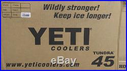 NEW! YETI Tundra 45 qt Cooler - ICE BLUE - Hard Side Ice Chest - YT45B