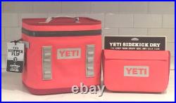 NEW Yeti Hopper Flip 12 + Sidekick Dry Case Bag? BIMINI PINK? NWT