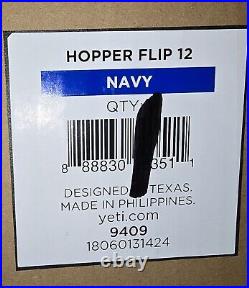 NEW! Yeti Hopper Flip 12 Soft Cooler, Navy 9409 Free Shipping NIB