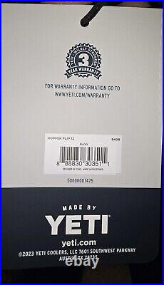 NEW! Yeti Hopper Flip 12 Soft Cooler, Navy 9409 Free Shipping NIB