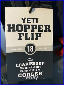 NEW Yeti Hopper Flip 18 Soft Leakproof Cooler Navy