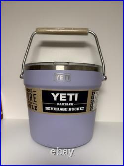 NEW Yeti Rambler Beverage Drink Can Ice Bucket Cooler Cosmic Lilac Purple Rare