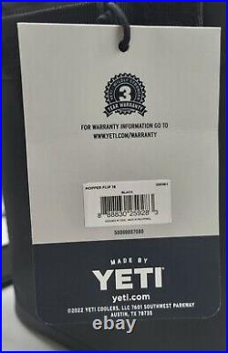 NEW with Tags Yeti Hopper Flip 18 Cooler, Black, Retail $300