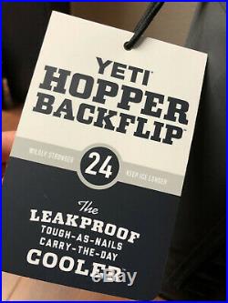 NWT YETI Hopper BackFlip 24 Cooler Backpack Charcoal