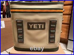 NWT Yeti Hopper Flip 12 Brown Field Tan/Blaze Orange ORIGINAL VERSION