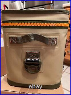 NWT Yeti Hopper Flip 12 Brown Field Tan/Blaze Orange ORIGINAL VERSION