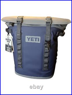 NWT Yeti Hopper M20 Backpack Cooler Navy DISCONTINUED 19x17.5x5