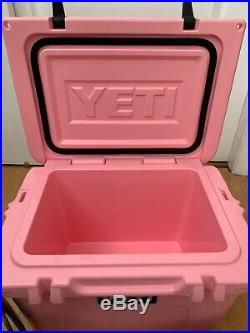 New AUTHENTIC YETI Roadie Cooler 20 LIMITED EDITION PINK SOLD OUT Baby Pink NWT