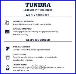 New! Genuine YETI Tundra 35 Cooler/Ice Chest in Big Wave Blue