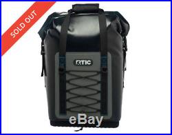 New RTIC Back Pack 40 Capacity Blue Grey Cooler compare to Yeti Water Resistant
