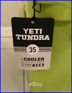 New Rare Yeti 35 Tundra Cooler Chartreuse Color Limited Edition! New In Box