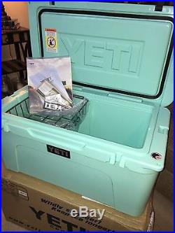New With Box Authentic Yeti Tundra 65 Cooler Ice Chest Limited Edition Seafoam
