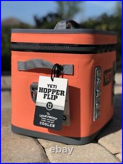 New! YETI Hopper Flip 12 Coral Soft Cooler with Shoulder Strap