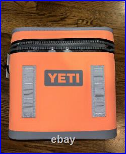 New YETI Hopper Flip 12 Coral Soft Cooler with Shoulder Strap NWT Rare Pink