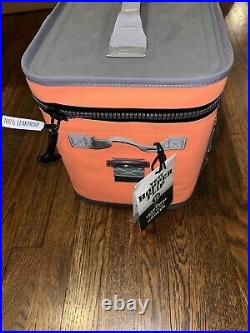 New YETI Hopper Flip 12 Coral Soft Cooler with Shoulder Strap NWT Rare Pink