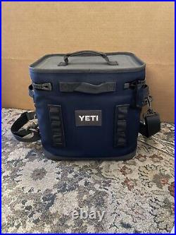 New YETI Hopper Flip 12 Portable Soft Cooler Navy Blue