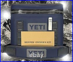 New YETI Hopper Flip 12 Portable Soft Cooler Navy Model GS3130-1