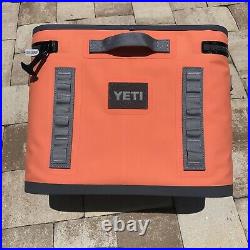 New! YETI Hopper Flip 18 Coral Soft Cooler with Shoulder Strap