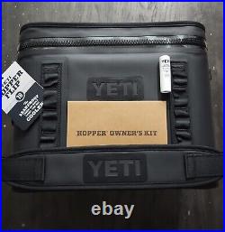 New YETI Hopper Flip 18 Portable Soft Cooler Black Model YHOPFLIP18