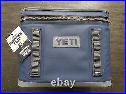 New YETI Hopper Flip 18 Portable Soft Cooler Navy Model GS4634-1 With Yeti Hat