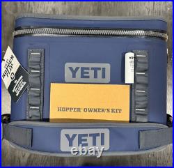 New YETI Hopper Flip 18 Portable Soft Cooler Navy Model YHOPFLIP18
