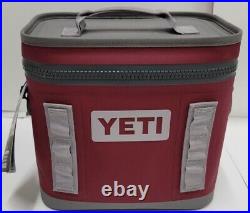 New YETI Hopper Flip 8 Cooler Harvest Red- Fast Shipping