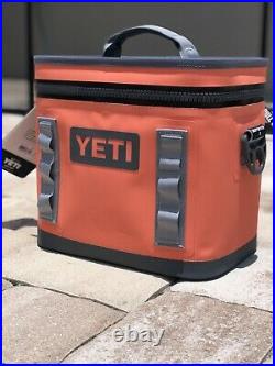 New! YETI Hopper Flip 8 Coral Soft Cooler with Shoulder Strap