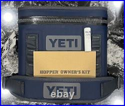 New YETI Hopper Flip 8 Portable Soft Cooler Navy Model YHOPF8