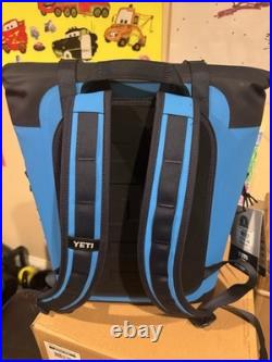 New YETI Hopper M12 Soft Backpack Cooler Big Wave Blue NWT