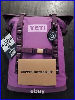 New YETI Hopper M20 Backpack Cooler Nordic Purple