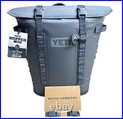 New YETI Hopper M20 Soft Backpack Cooler Charcoal Gray RARE! Ships Quick
