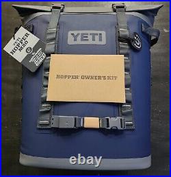 New YETI Hopper M20 Soft Backpack Cooler Navy Updated 2023 Model