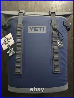 New YETI Hopper M20 Soft Backpack Cooler Navy Updated 2025 Model