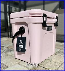 New! YETI Roadie 24 Hard Cooler with Shoulder Strap Ice Pink