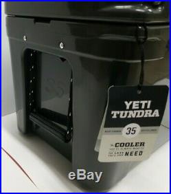 New YETI Tundra 35 charcoal cooler. Limited edition color
