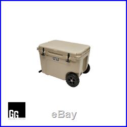 New YETI Tundra Haul Wheeled Insulated Ice Chest Cooler Box-Tan-Fast Shipping