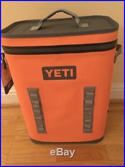 New Yeti Hopper Backflip 24 Backpack Cooler Coral