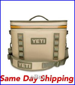 New Yeti Hopper Flip 12 Soft-Side Field Tan/Blaze Orange Cooler Bag