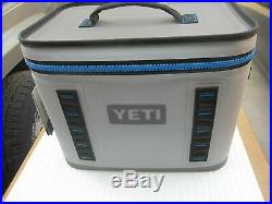 New Yeti Hopper Flip 18 Soft Cooler Fog Gray/Tahoe Blue withbox