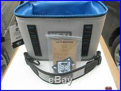 New Yeti Hopper Flip 18 Soft Cooler Fog Gray/Tahoe Blue withbox