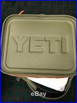 New! Yeti Hopper Flip 8 Leakproof Cooler Field Tan / Orange