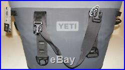 New Yeti Hopper M30 Portable Soft Cooler Bag Case Charcoal Gray