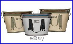 New Yeti Hopper TWO Soft Side Cooler 20,30,40 Tan Or Grey