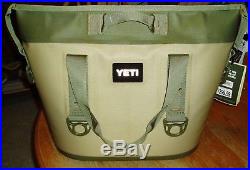 New Yeti Hopper Two 20 Softside Cooler Bag Field Tan Blaze Orange Leakproof