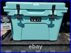New Yeti Sea Foam Green 35 Tundra Cooler Limited Edition