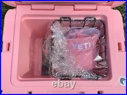 New Yeti Tundra 35 Cooler rare Limited Edition pink color with hat inside