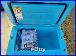 New Yeti Tundra 45 Cooler Ice Chest Blue Reef Color Outdoorsman Fisherman