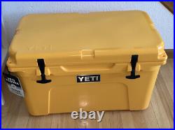 New Yeti Tundra 45 Limited Edition Alpine Yellow Hard Cooler With Tags