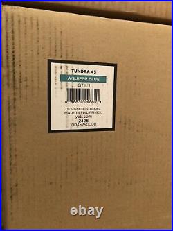 New Yeti Tundra 45aquifer Blue Coolerin Box Limited Edition Discontinued